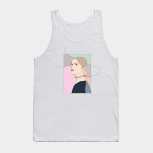 Air #woman #girl #beauty #fineart #popart #home #decor #fashion #buyart #artprint #minimal #drawing Tank Top